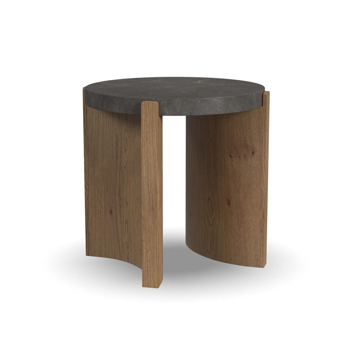 e7446458c2266067b22c984d49d9721b Eclipse Brown Round End table - Image 1