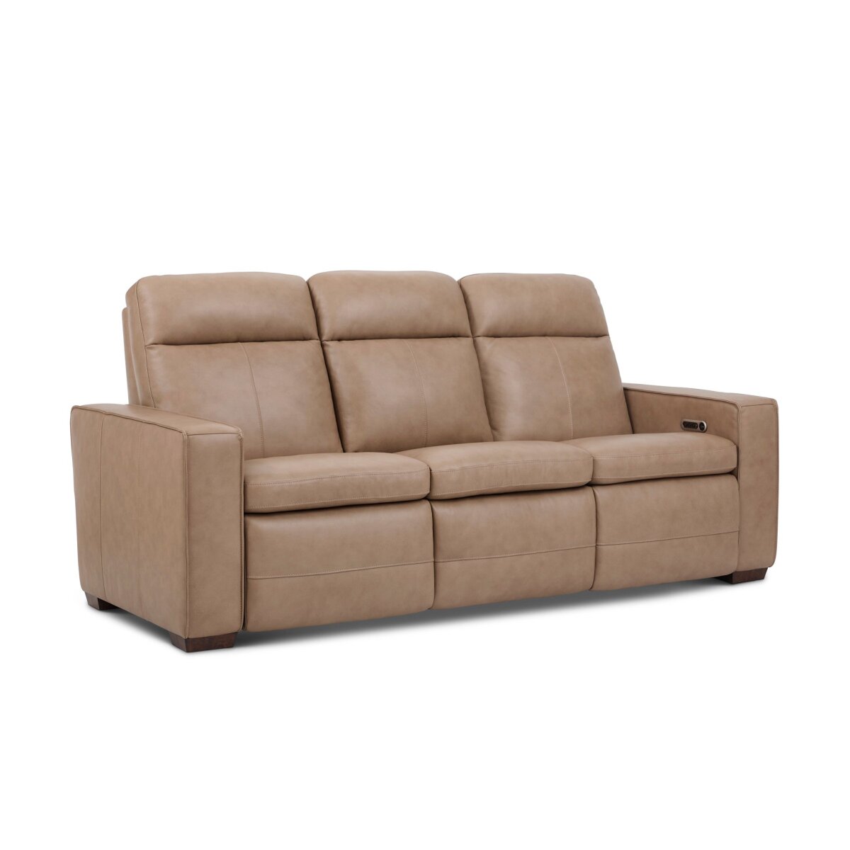 e7cf01d318e9576e73a8512aae8e4d0e Dutch Power Reclining Sofa with Console, Power Headrest, & Lumbar - Image 1
