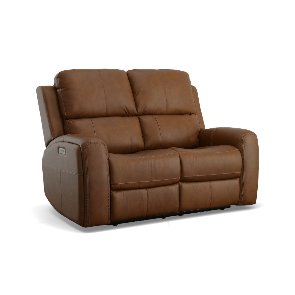 e8d21496e9f4e1534e356d8ef62ca06c Linden Leather Power Reclining Loveseat with Power Headrests & Lumbar - Image 1