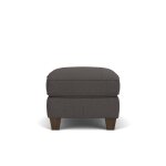 Dana Leather Ottoman - Image 4