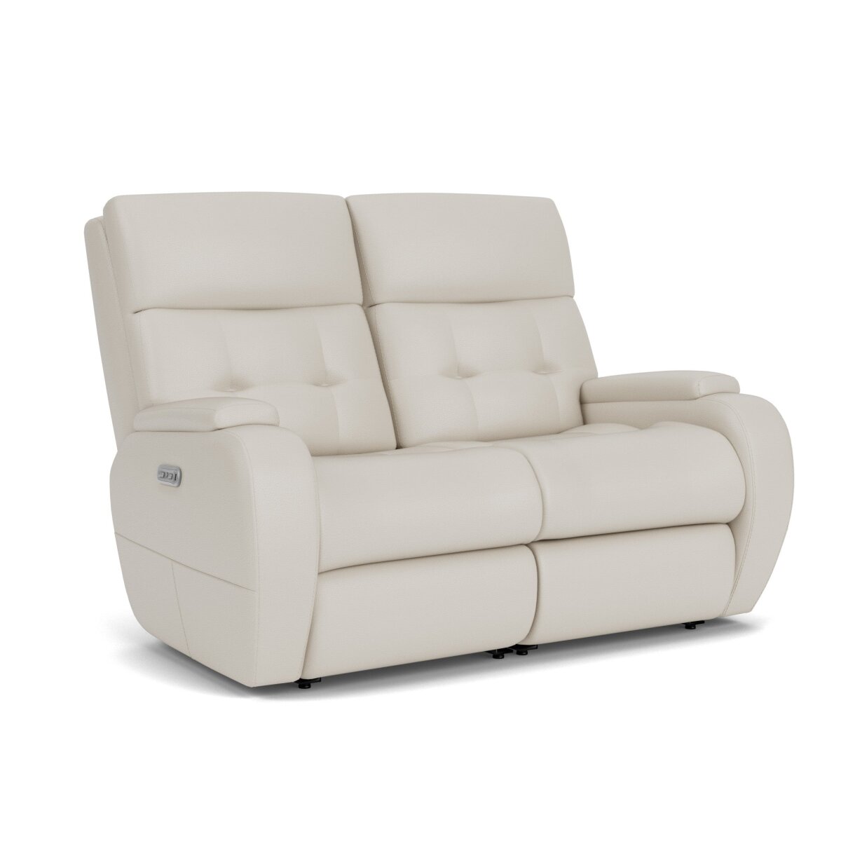 f01cc92398fea55d829d72778d853b07 Strait Leather Power Reclining Loveseat with Power Headrests - Image 1