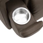 Carter Cappuccino Fabric Power Reclining Sectional with Power Headrests & Lumbar - Image 13