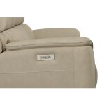 Henry Beige Leather Power Reclining Sofa with Power Headrests & Lumbar - Image 6