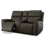 Jarvis Mica Leather Power Reclining Loveseat with Console & Power Headrests - Image 6