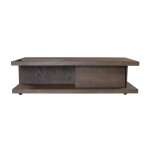 Athens Rectangular Coffee Table with Casters - Image 4