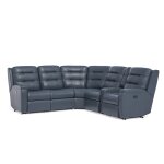 Arlo Leather Reclining Sectional - Image 7