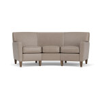 Digby Leather Conversation Sofa - Image 3