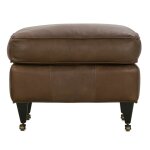 Brooke Leather Ottoman