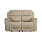 Crew Pebble Leather Power Reclining Loveseat with Power Headrests & Lumbar - Image 4