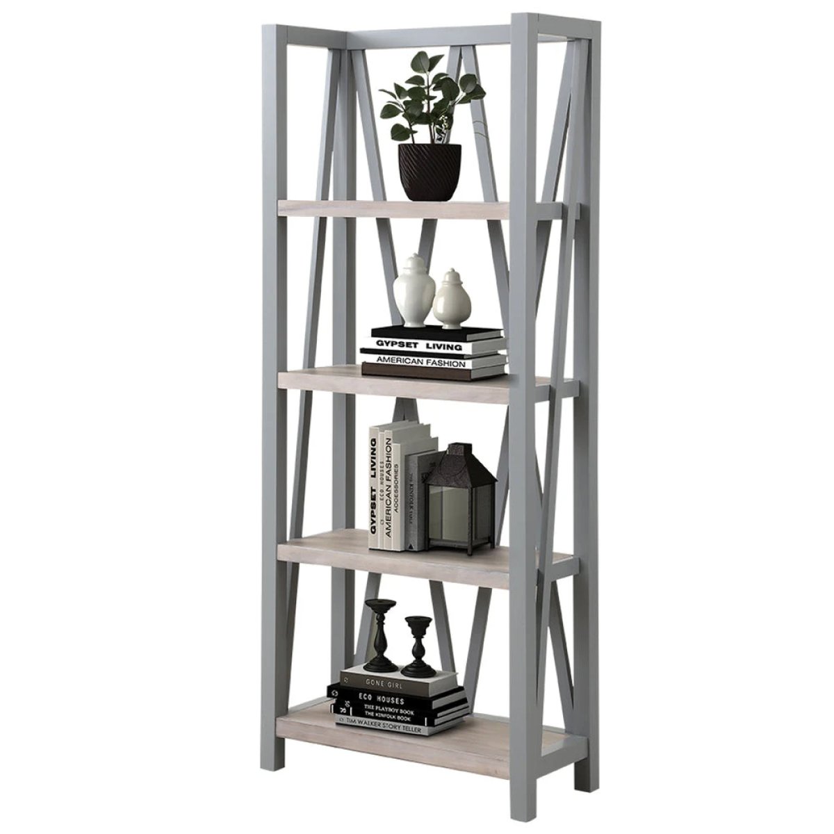 07355911023ee5c83a4f67a7815d76a5 Americana Modern - Dove Etagere Bookcase - Image 1