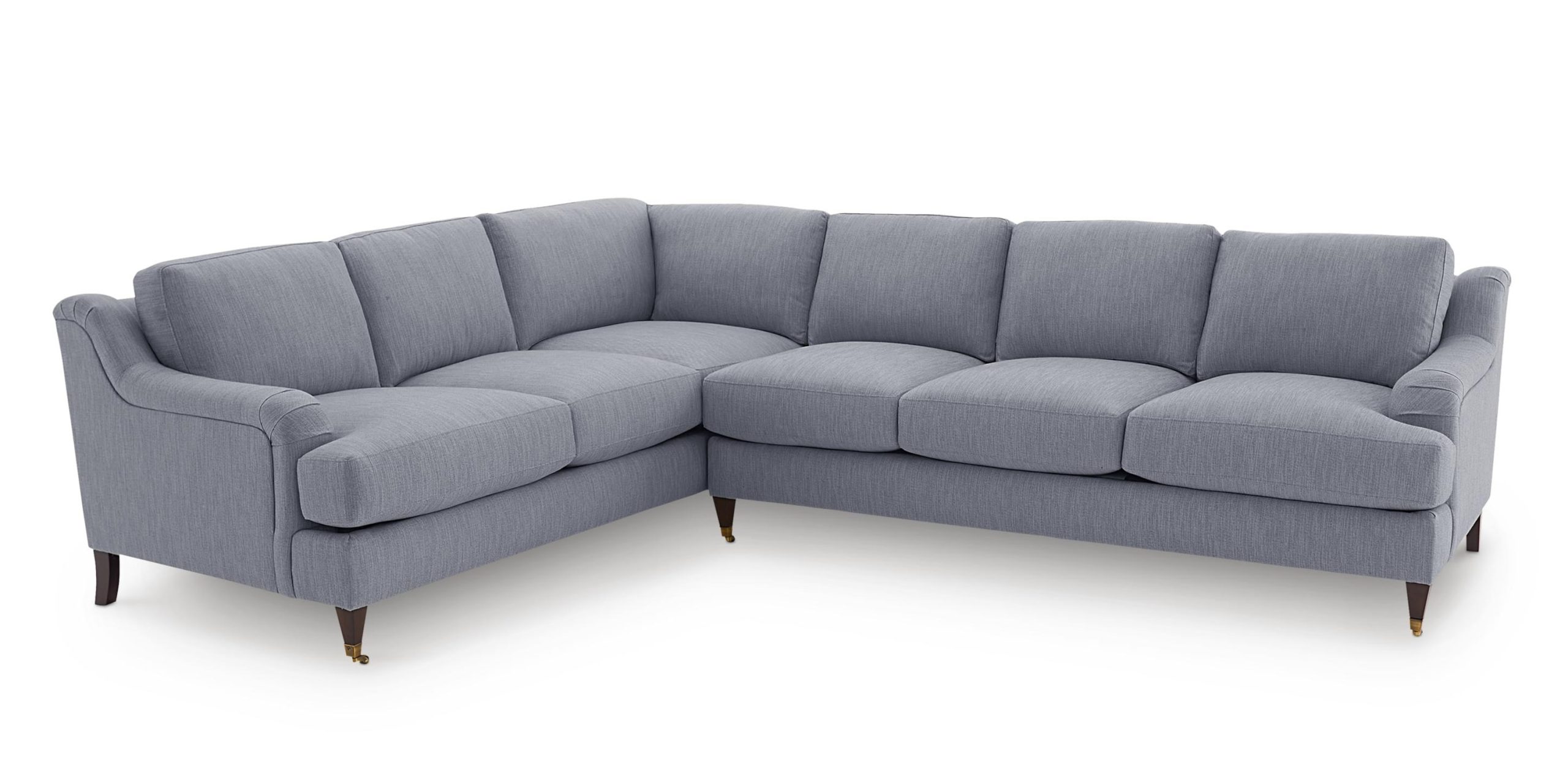 07a15d1210fbd5bd5e6ef5b46be3a8fd Stockten English Arm L-Shape Sectional with Casters - Image 1