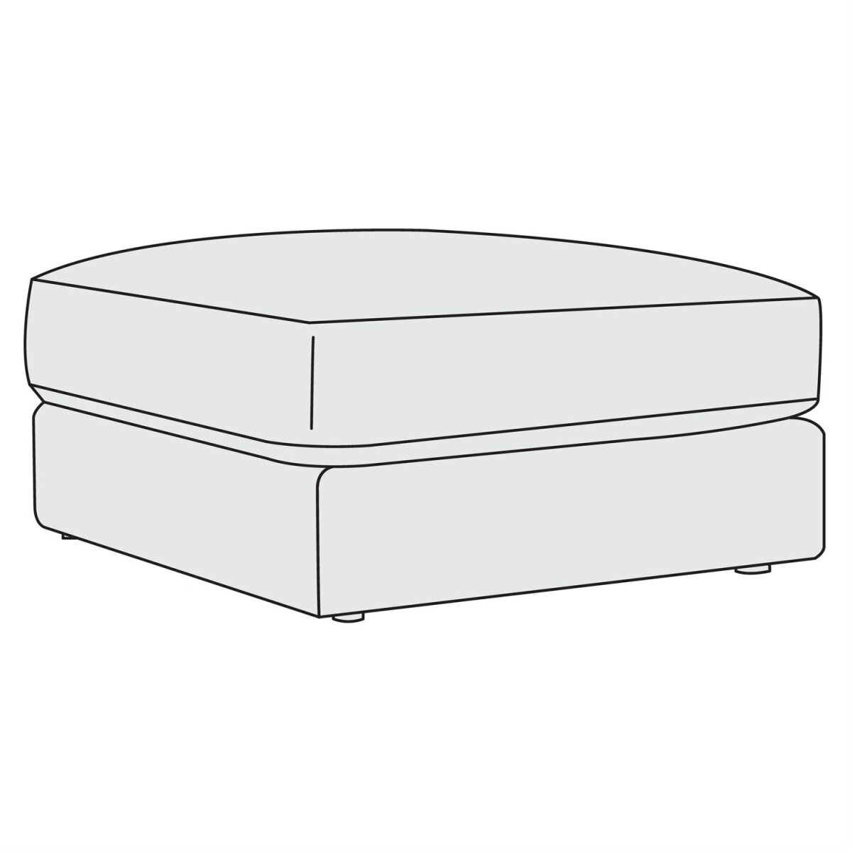 0d1aaf5b73307a280907ebcdd6de9b6c Vista Fabric Ottoman - Image 1