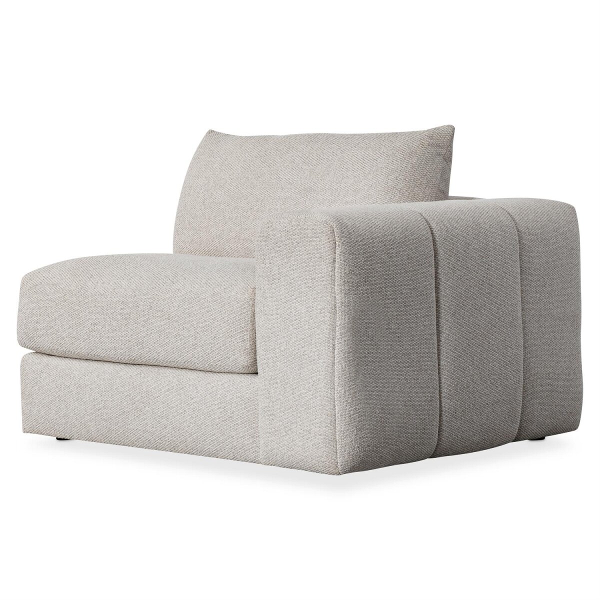 11e8e605e05c9cdf9a924bfe33047e09 Vista Fabric Right Arm Chair Without Pillows - Image 1