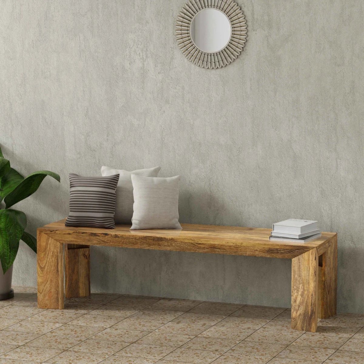1ace40824d47c111d911a9d9bc1dae18 Crossings Downtown Dining Bench - Image 1