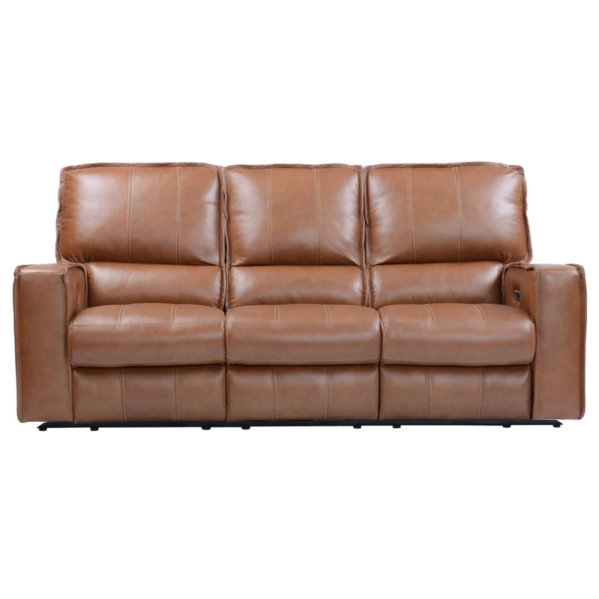 1c2370d65b8970b259f49d46b029deee Rockford - Verona Saddle Power Triple Reclining Sofa - Image 1