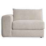 Vista Fabric Left Arm Chair Without Pillows - Image 3