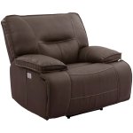 Spartacus - Chocolate Power Recliner