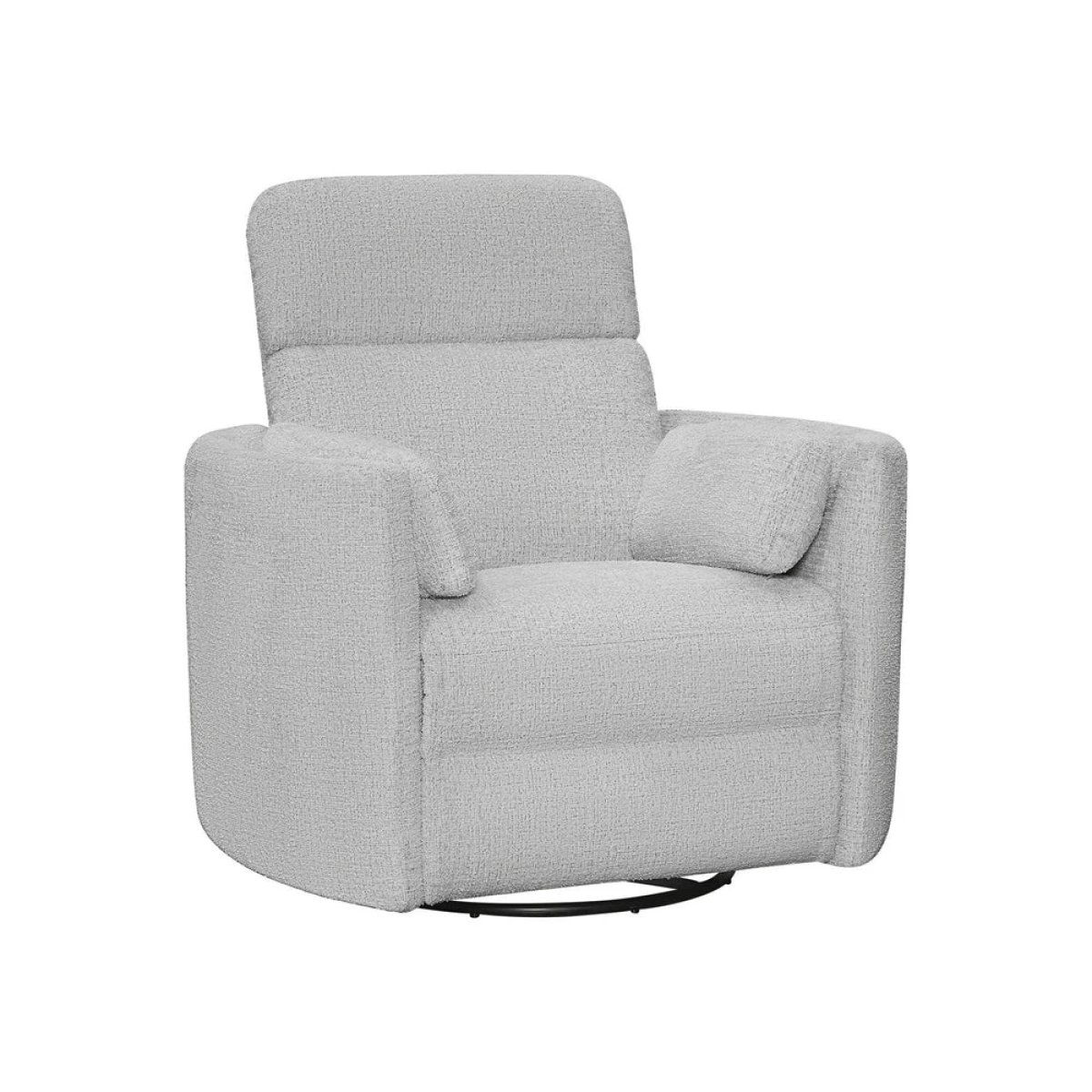 2b6aa4ad044de827038142414d08f566 Radius - Angora Linen Manual Swivel Glider Recliner - Image 1