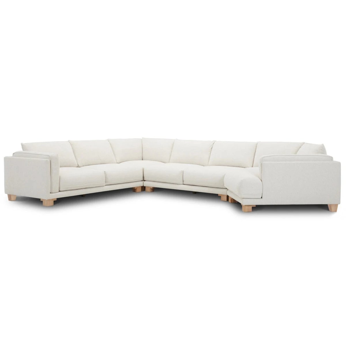 31b095fbfa9c51680838a85596037689 Escape - Mirage Mist 4pc Modular Sectional - Image 1