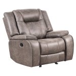 Blake - Desert Taupe Manual Glider Recliner - Image 11