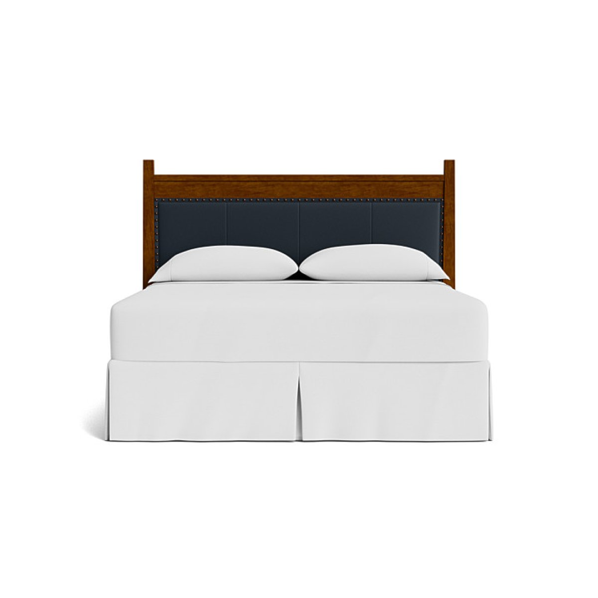 37e89abae2ed374147a9819634fc3188 Heritage Leather Upholstered Bed - Image 1