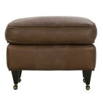 Brooke Leather Ottoman