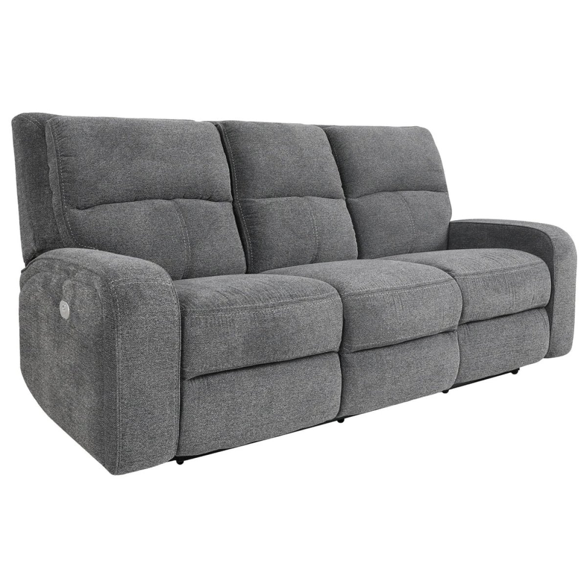 46601be190041f1f285d52b7baba554c Polaris - Bizmark Grey Power Sofa - Image 1