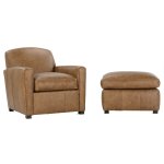 Desmond Leather Ottoman - Image 3