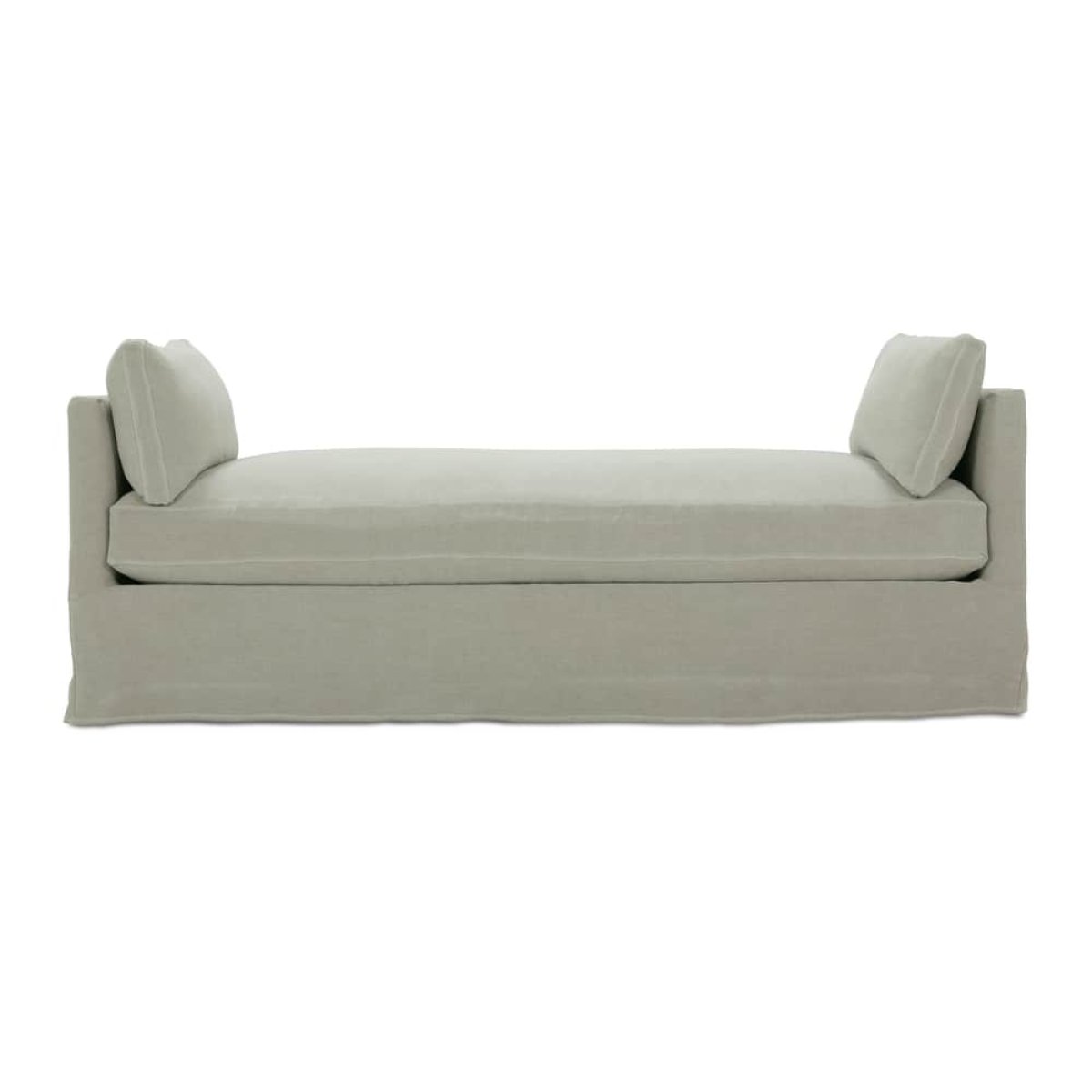 5850ff1dbfe69bef92ef862830d32ffb Madeline Slipcovered Settee & Daybed - Image 1