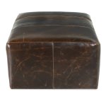 Macon Leather Ottoman - Image 6