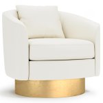 Camino Leather Swivel Chair