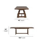 Bellevue Rectangular Dining Table - Image 6