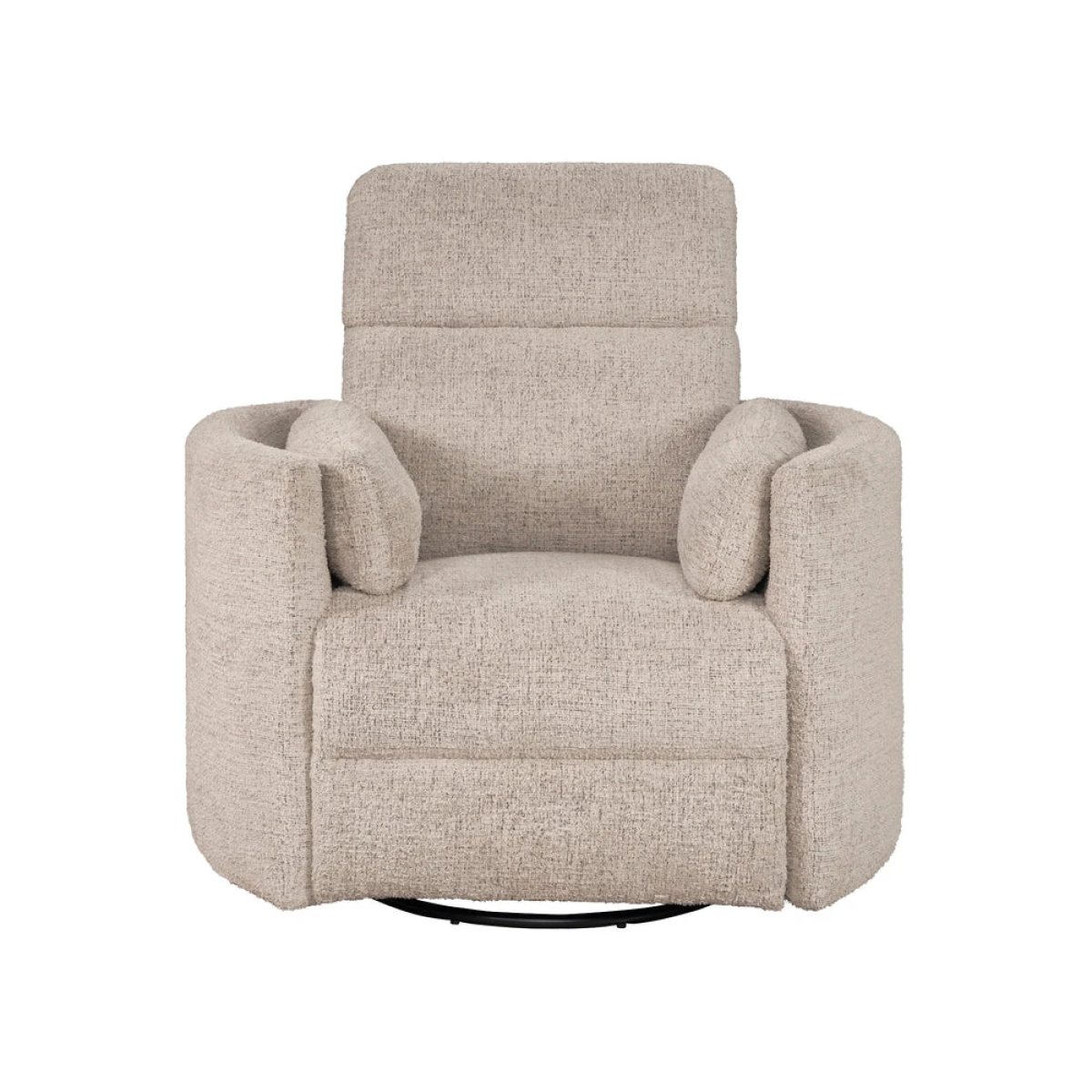698c883403e6bad838846daffe0ad7f5 Radius - Burlap Manual Swivel Glider Recliner - Image 1