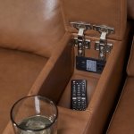 Modesto - Sable 7pc Modular Power Reclining Sectional With Power Adjustable Headrests - Image 7