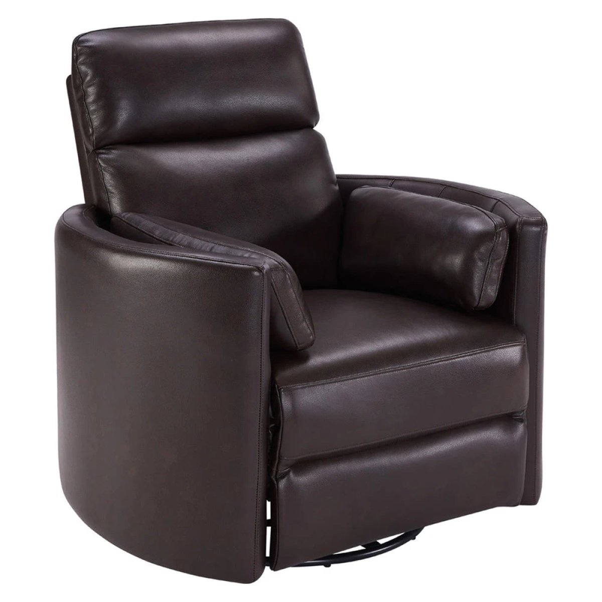 763a8f1e9951969b767a13f1adb0eb46 Radius - Florence Brown Powered By Freemotion Power Cordless Swivel Glider Recliner - Image 1