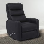 Hercules - Black Manual Swivel Glider Recliner - Image 11