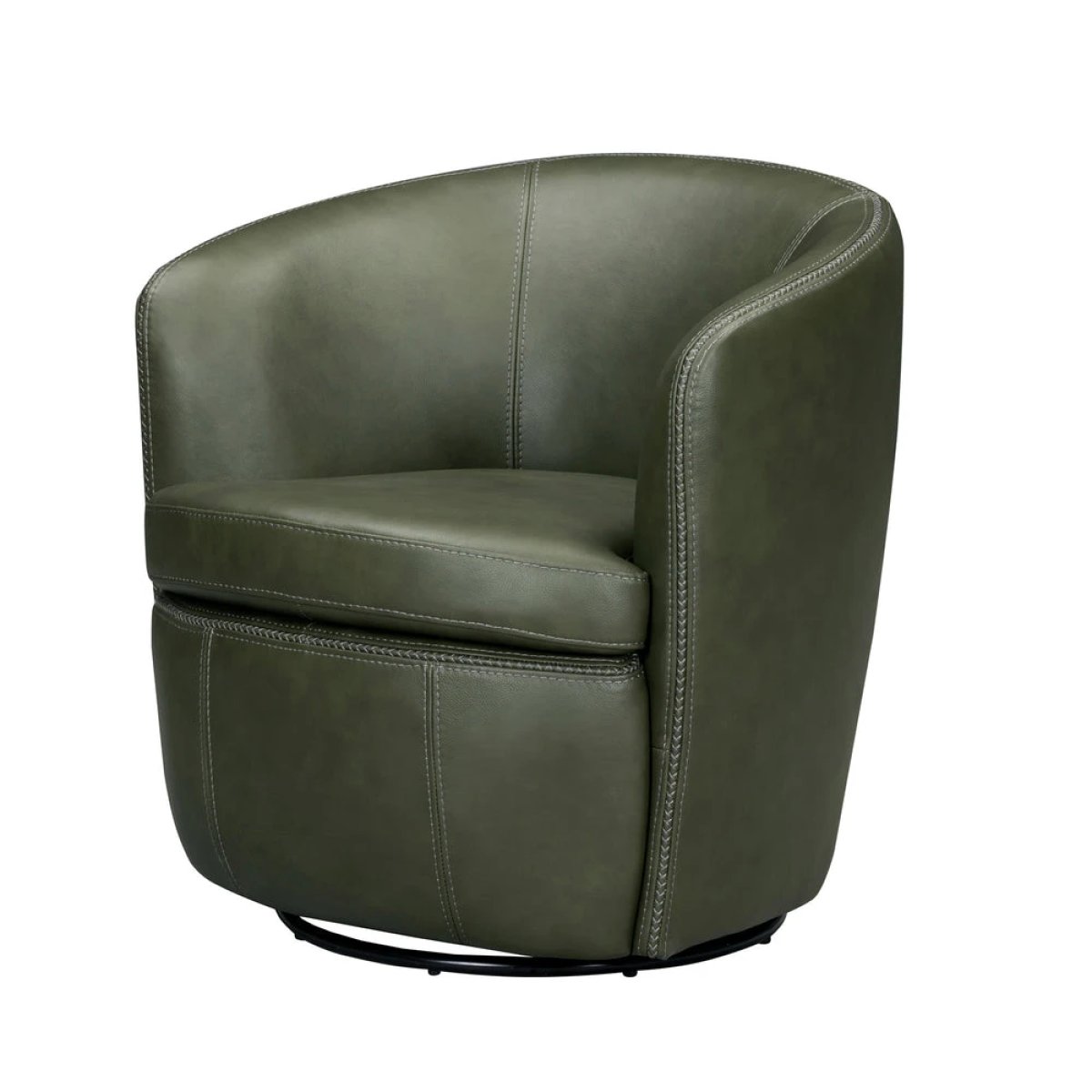819d5de6578fb7f302c00698472bfee1 Barolo - Lyric Sage Swivel Club Chair - Image 1