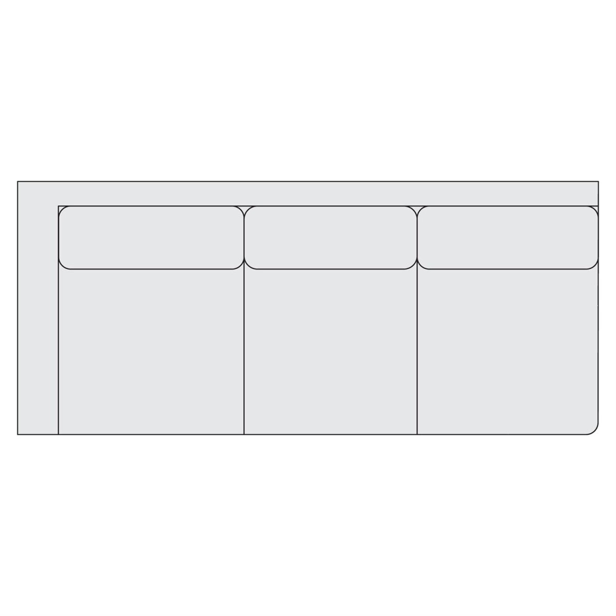 8f08083c92422602c04c26c96460df26 Fabric Left Arm Sofa - Image 1