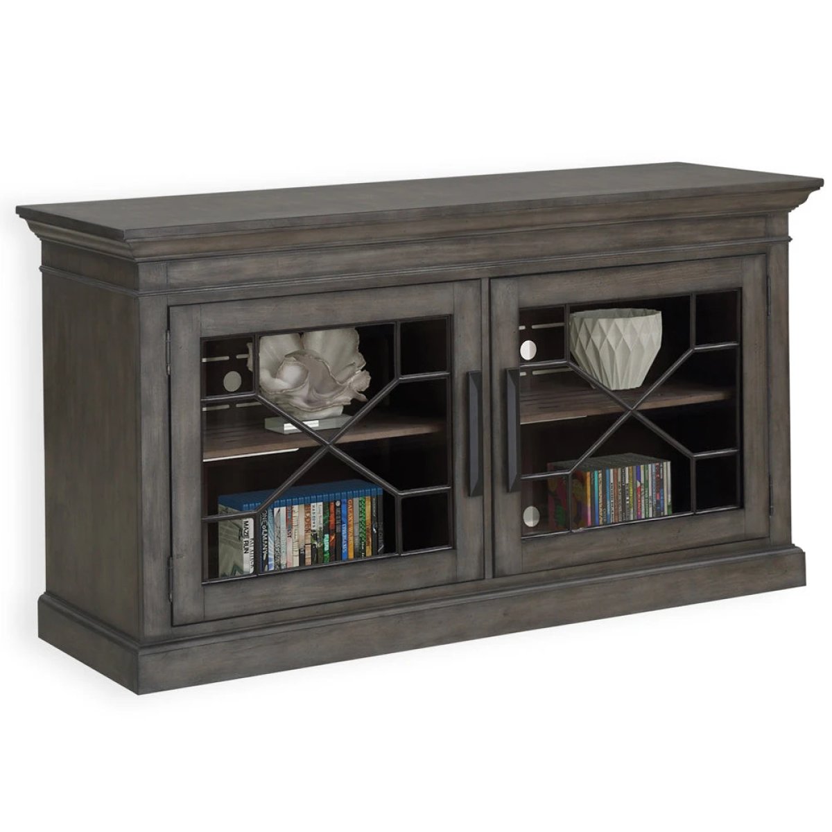 a3f09e86b39d50fee132f60669637b46 Sundance - Smokey Grey 63" Tv Console - Image 1