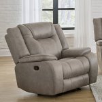 Blake - Desert Taupe Manual Glider Recliner - Image 12