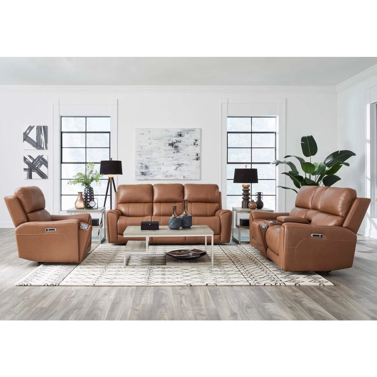 a62fb9b06a97d4f9c0dbc975c2464bc4 Hancock - Apple Cider Power Zero Gravity Sofa Group - Image 1