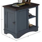 Americana Modern - Denim Chairside Table - Image 4