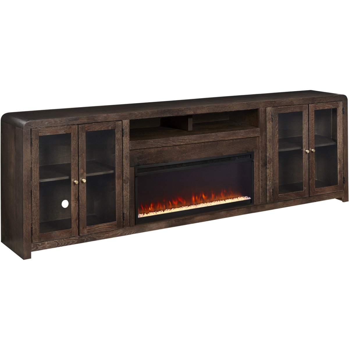 b50e294feb3906da099f86b70dc8b51e Cooper 96" Fireplace Console KOO1970-BLO - Image 1