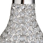 28"H SILVER METAL & ACRYLIC TABLE LAMP, 2PK/4.43' - Image 4