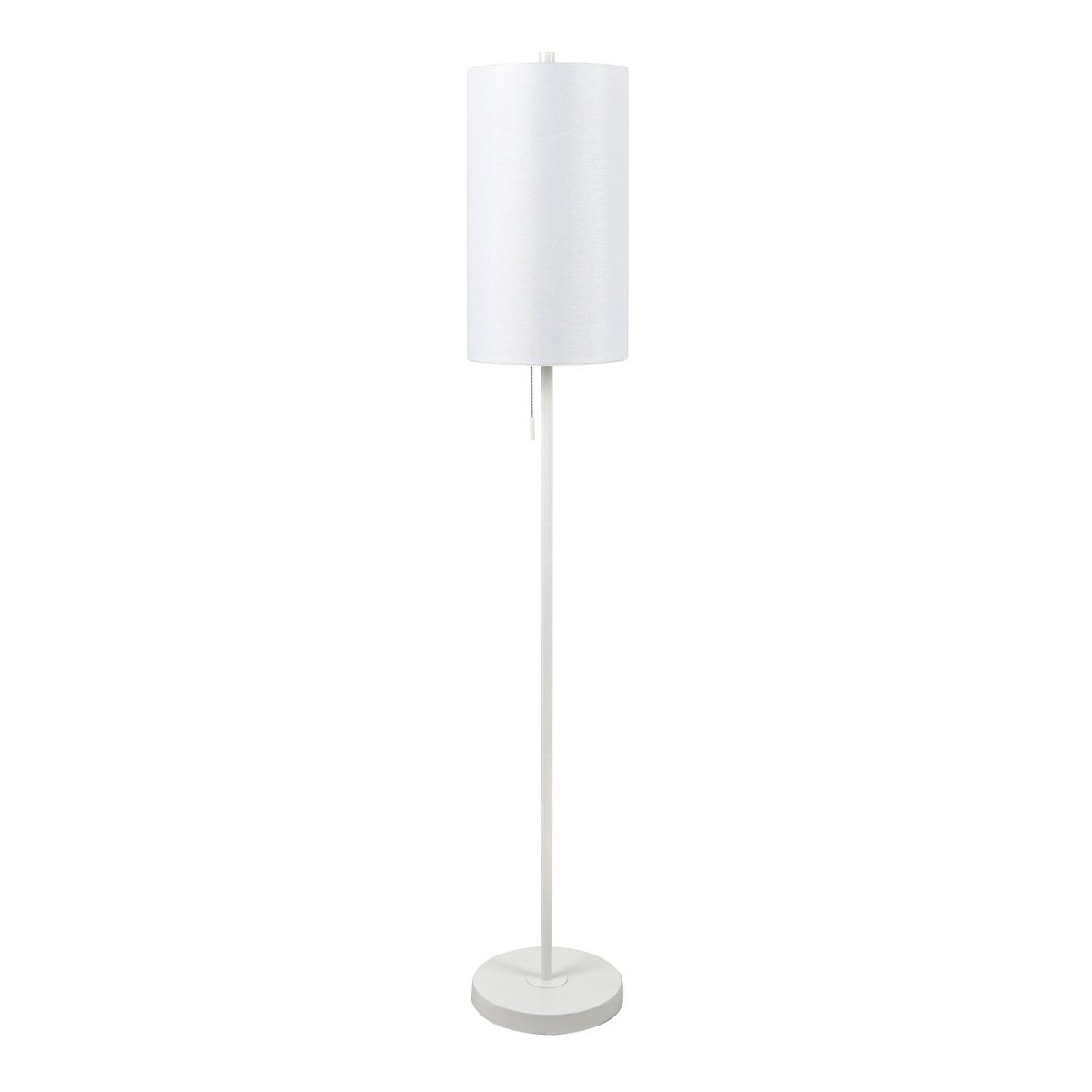 bf3348c97b5aa473875b8fe2bbb96532 62"H WHITE METAL FLOOR LAMP, 1PK/1.68' - Image 1