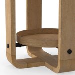 Escape Round End Table With Shelf - Image 11