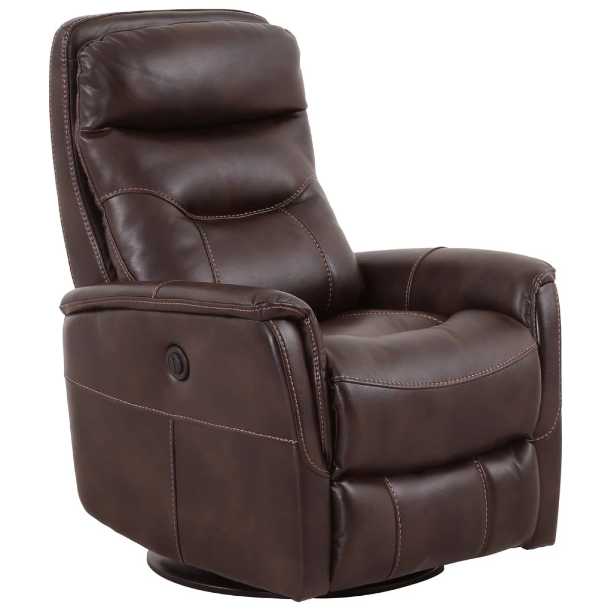 c38016a8fc6b9d43078d64481b7b603f Gemini - Truffle Power Swivel Glider Recliner - Image 1