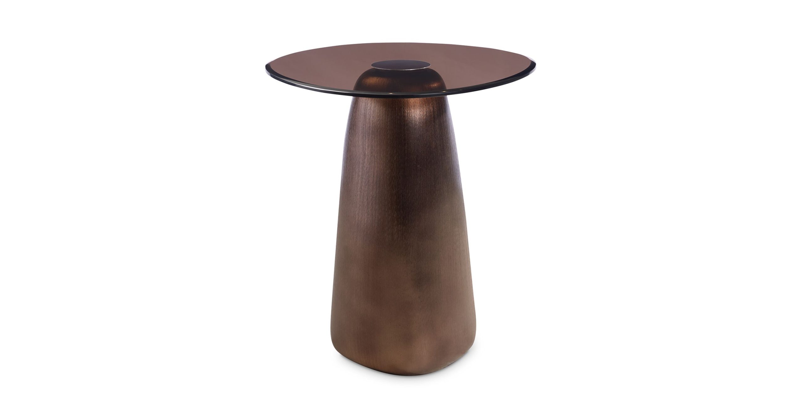 c54d24ba1b299ac87d82b40186ccda98 Pantheon Glass Top End Table - Image 1