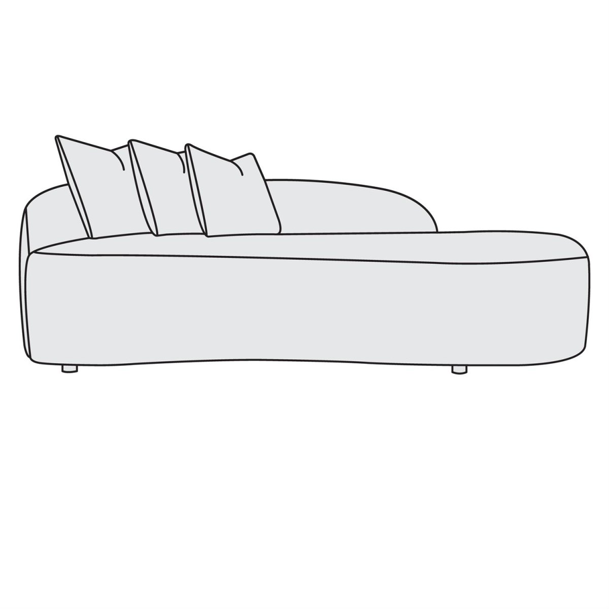 c58d468c711c7b745ef0635213bf4836 Ava Fabric Left Arm Sofa - Image 1