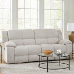 Buster - Opal Taupe Manual Dual Reclining Sofa - Image 3